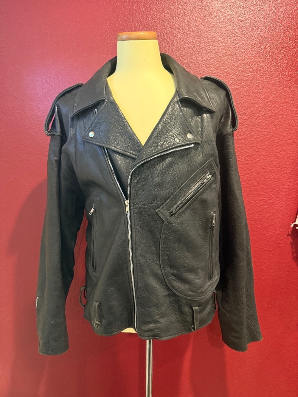 Michael Hoban's North Beach black leather biker jackets